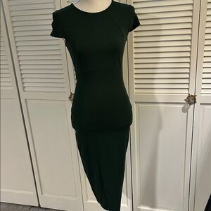Felicity & Coco Dark Green Midi Dress